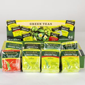 ZESTAW HERBAT ZIELONYCH RÓŻNE SMAKI 8 RODZAJÓW 64sztuki USA
