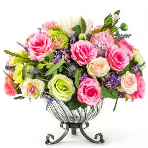 Kompozycja na grób III - kwiaty sztuczne