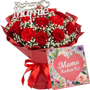 Kocham Cię Mamo + Bombonierka